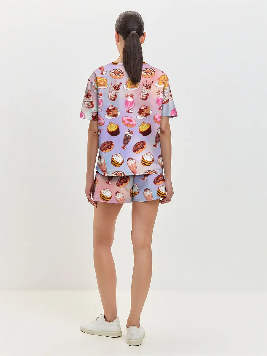 Женская пижама с шортами / Очень Сладкий Паттерн