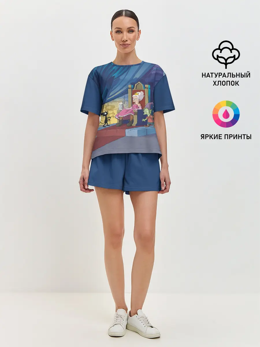 Женская пижама с шортами / Disenchantment