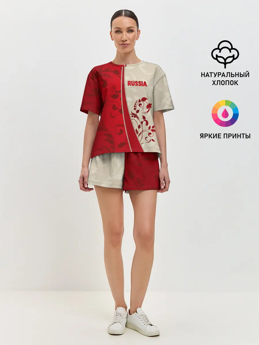 Женская пижама с шортами / Russia