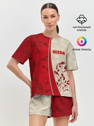 Женская пижама с шортами / Russia