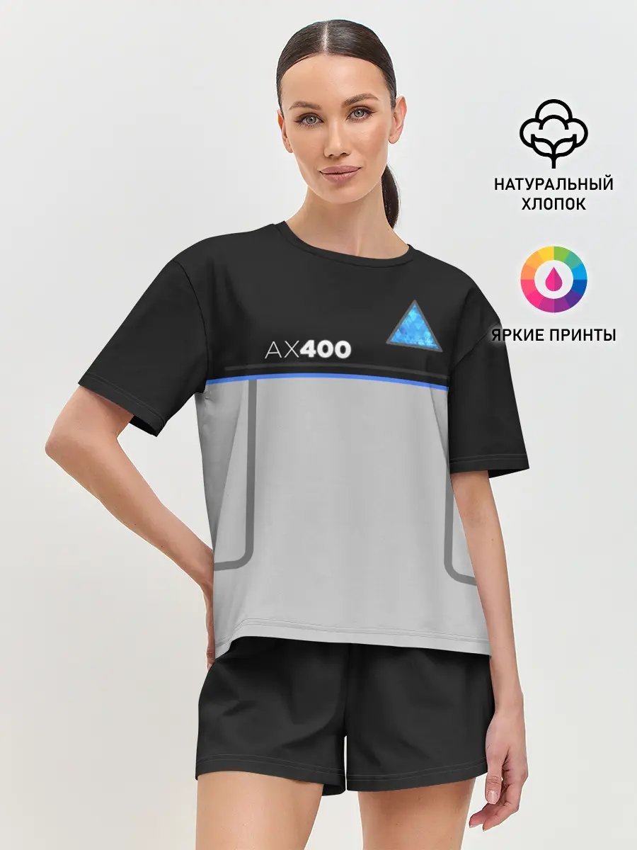 Женская пижама с шортами / Kara Detroit: Become Human