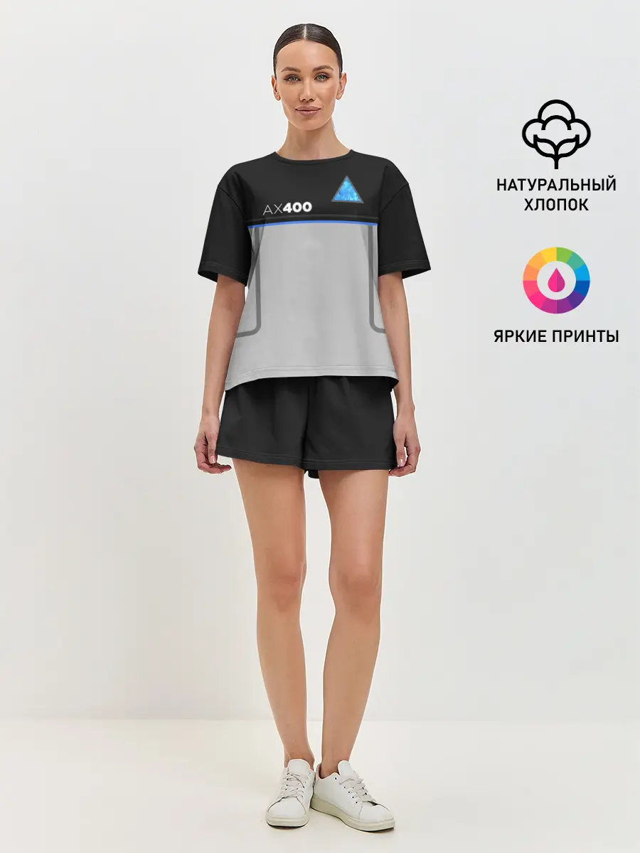 Женская пижама с шортами / Kara Detroit: Become Human