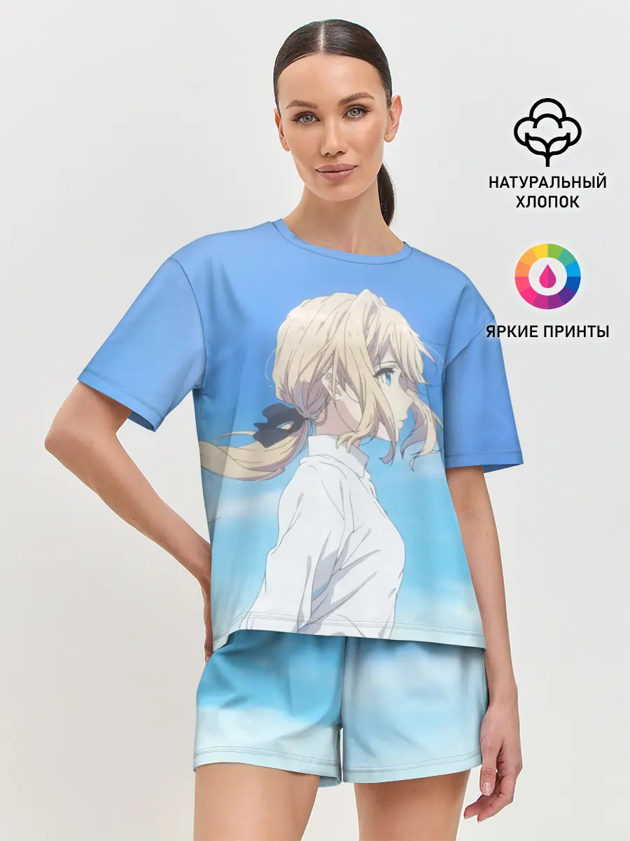 Женская пижама с шортами / Violet Evergarden