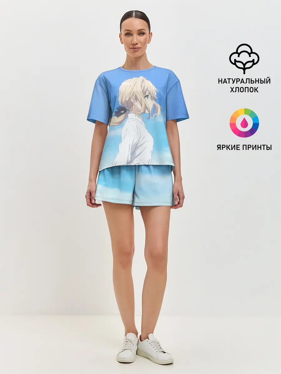 Женская пижама с шортами / Violet Evergarden