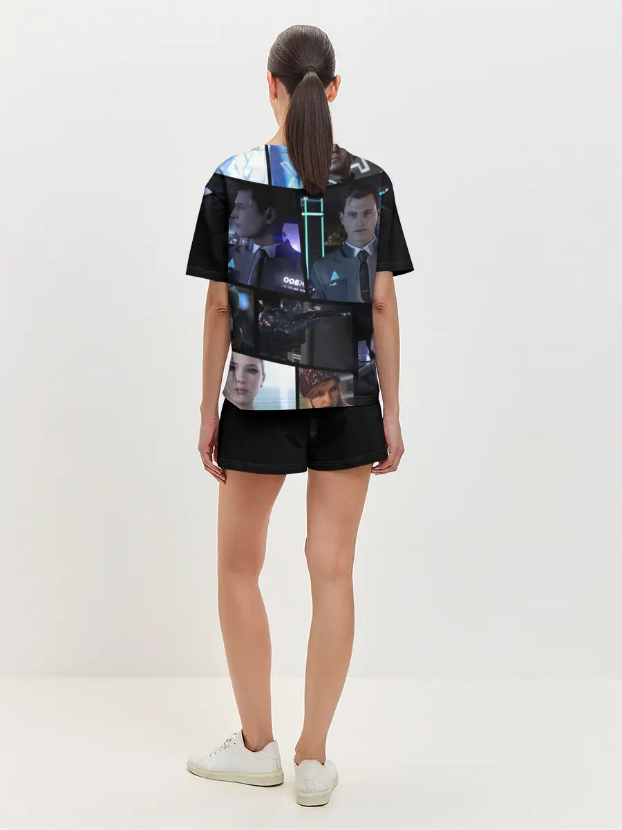 Женская пижама с шортами / DETROIT BECOME HUMAN