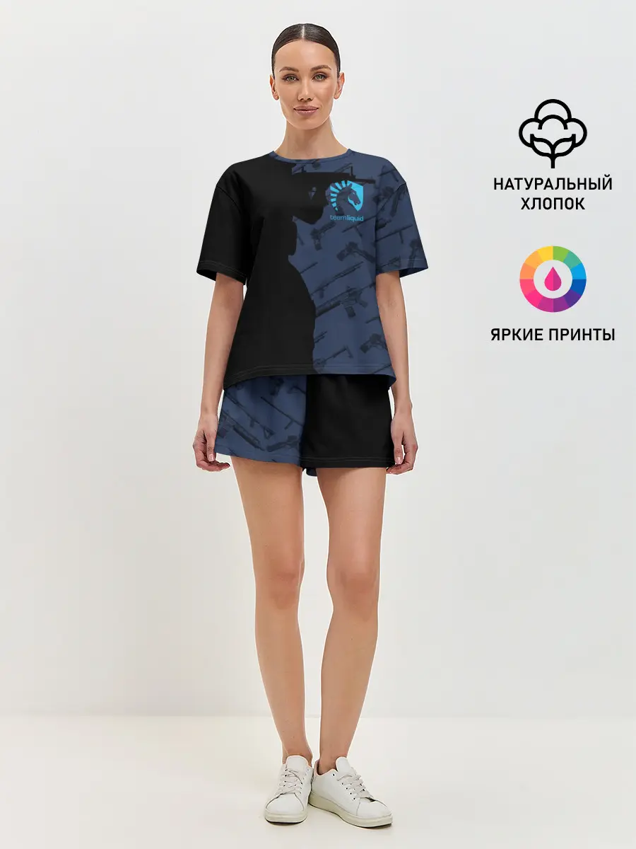 Женская пижама с шортами / TEAM LIQUID E-SPORT CS GO