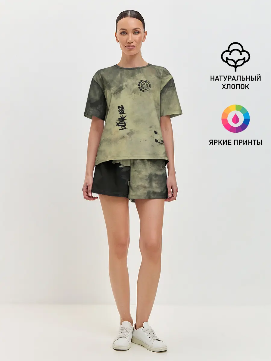 Женская пижама с шортами / Blink-182