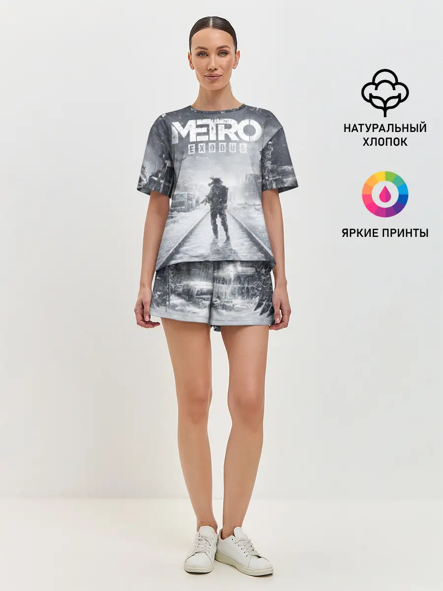 Женская пижама с шортами / Metro Exodus: Артём