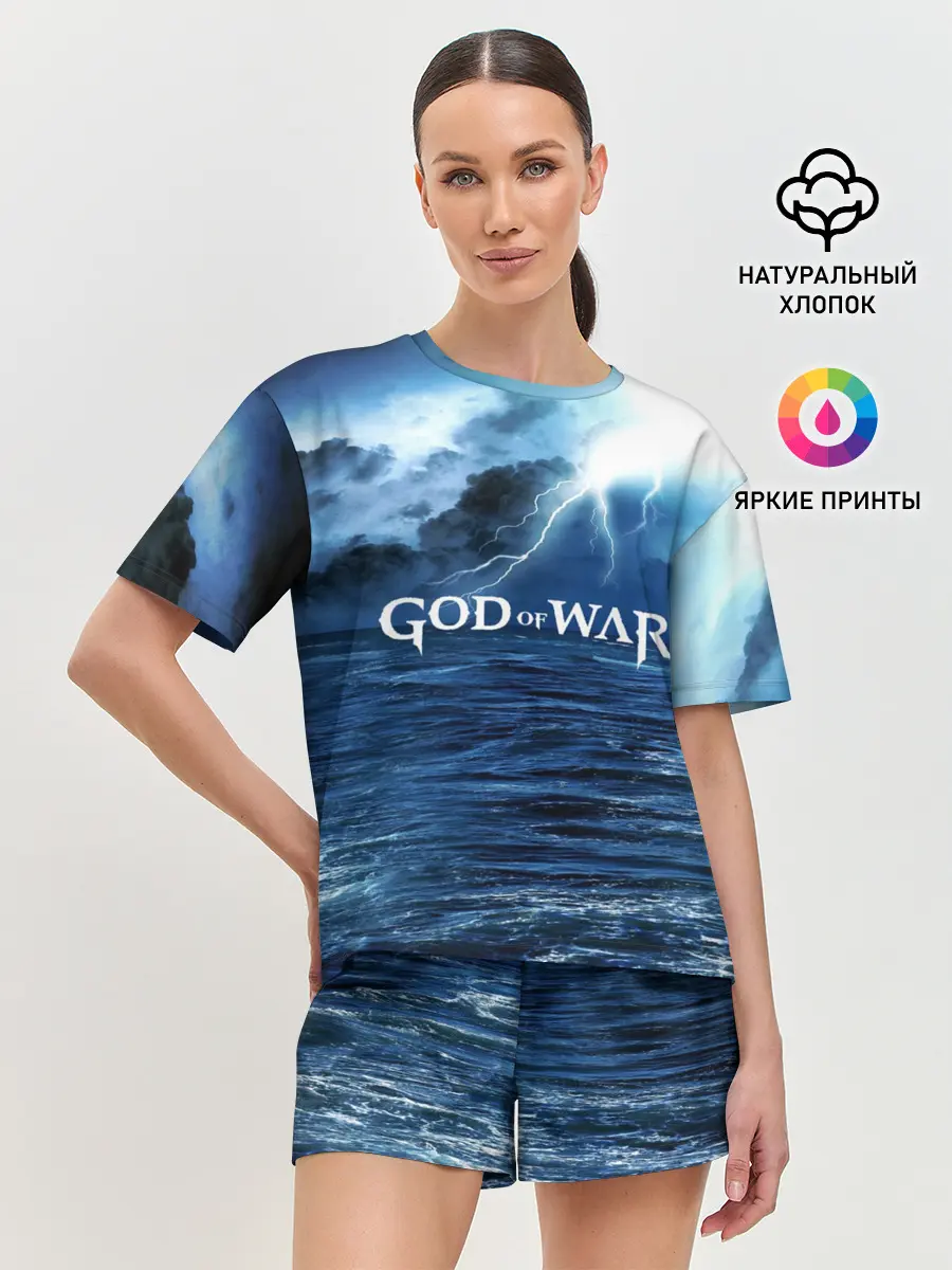 Женская пижама с шортами / God of WAR