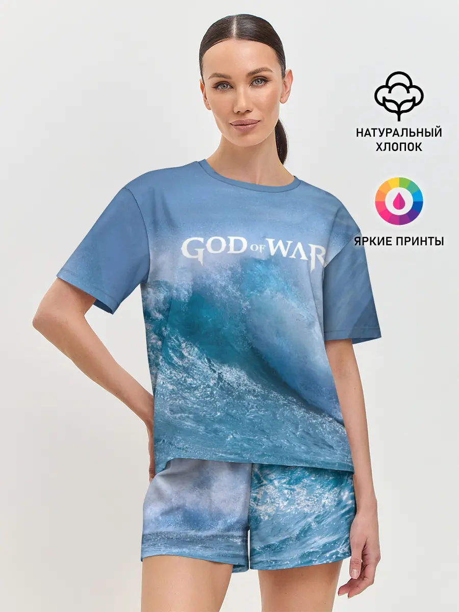 Женская пижама с шортами / God of WAR