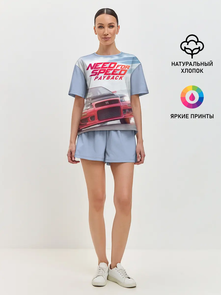 Женская пижама с шортами / Need for Speed: Payback