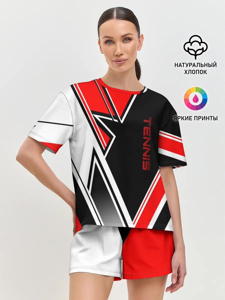 Женская пижама с шортами / Tennis