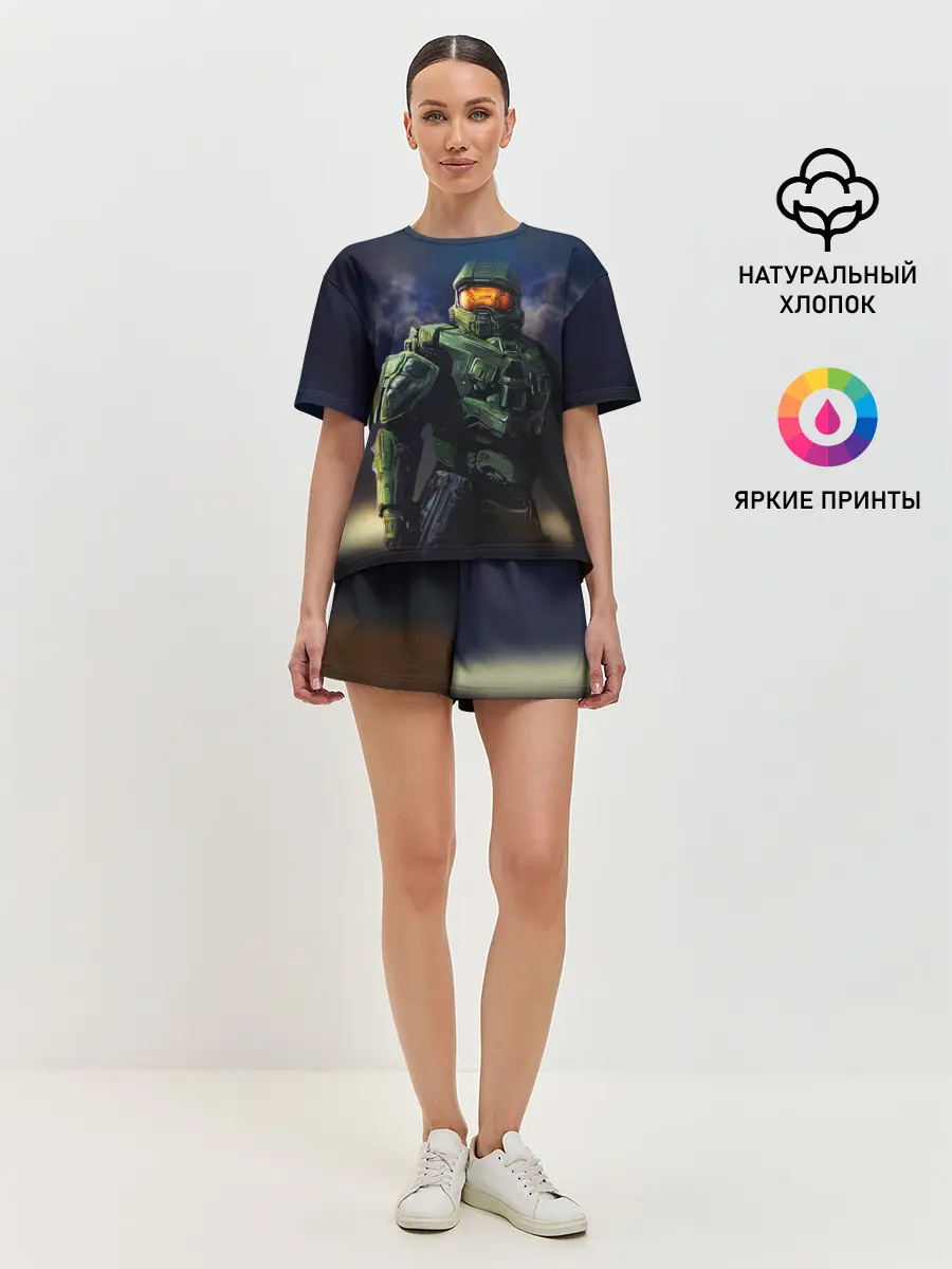 Женская пижама с шортами / Halo