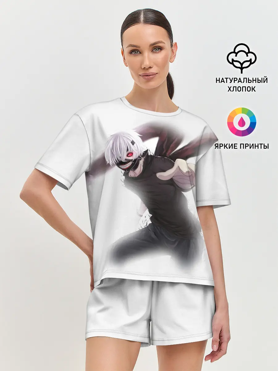 Женская пижама с шортами / Токийский гуль