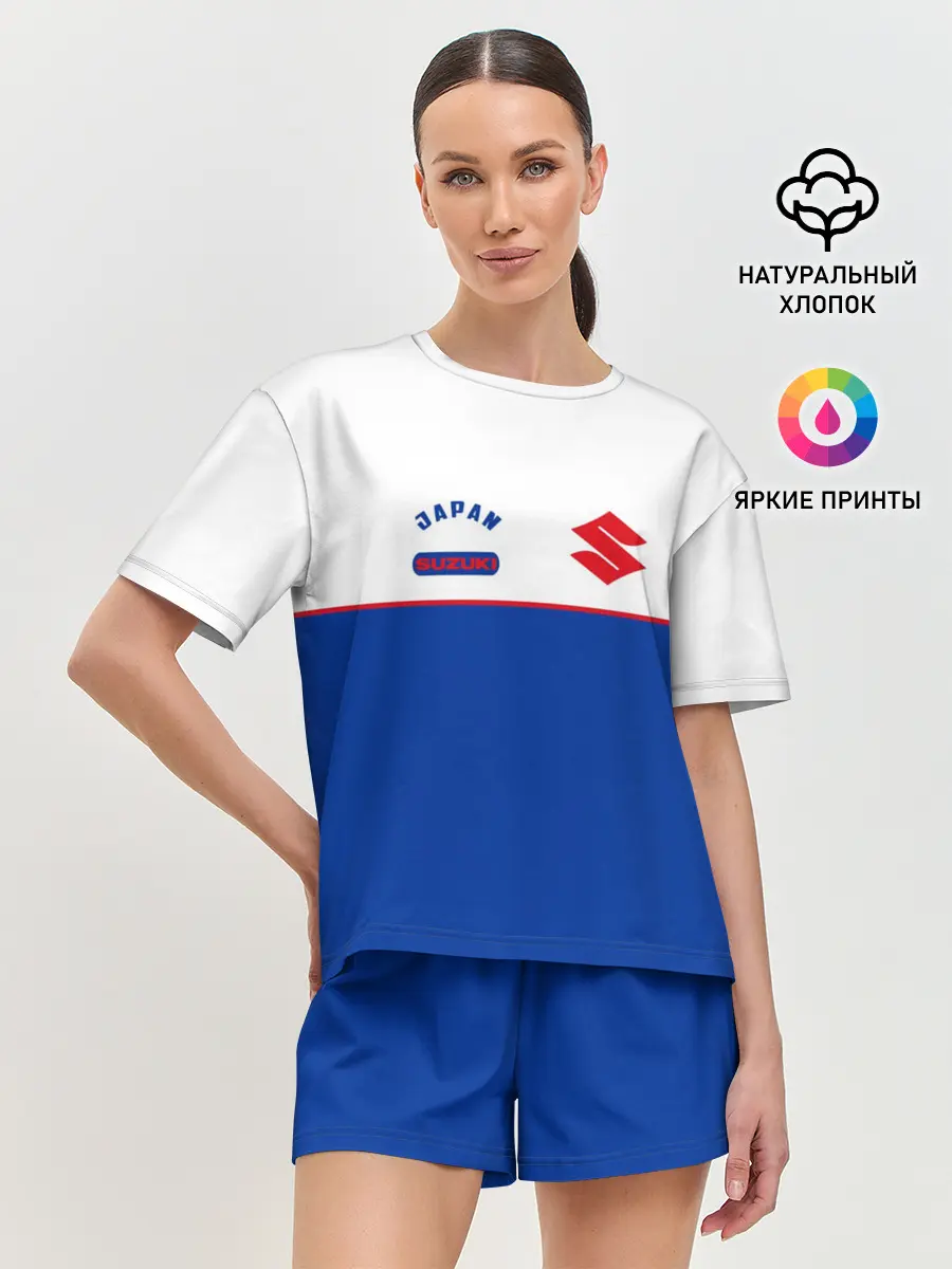 Женская пижама с шортами / Suzuki