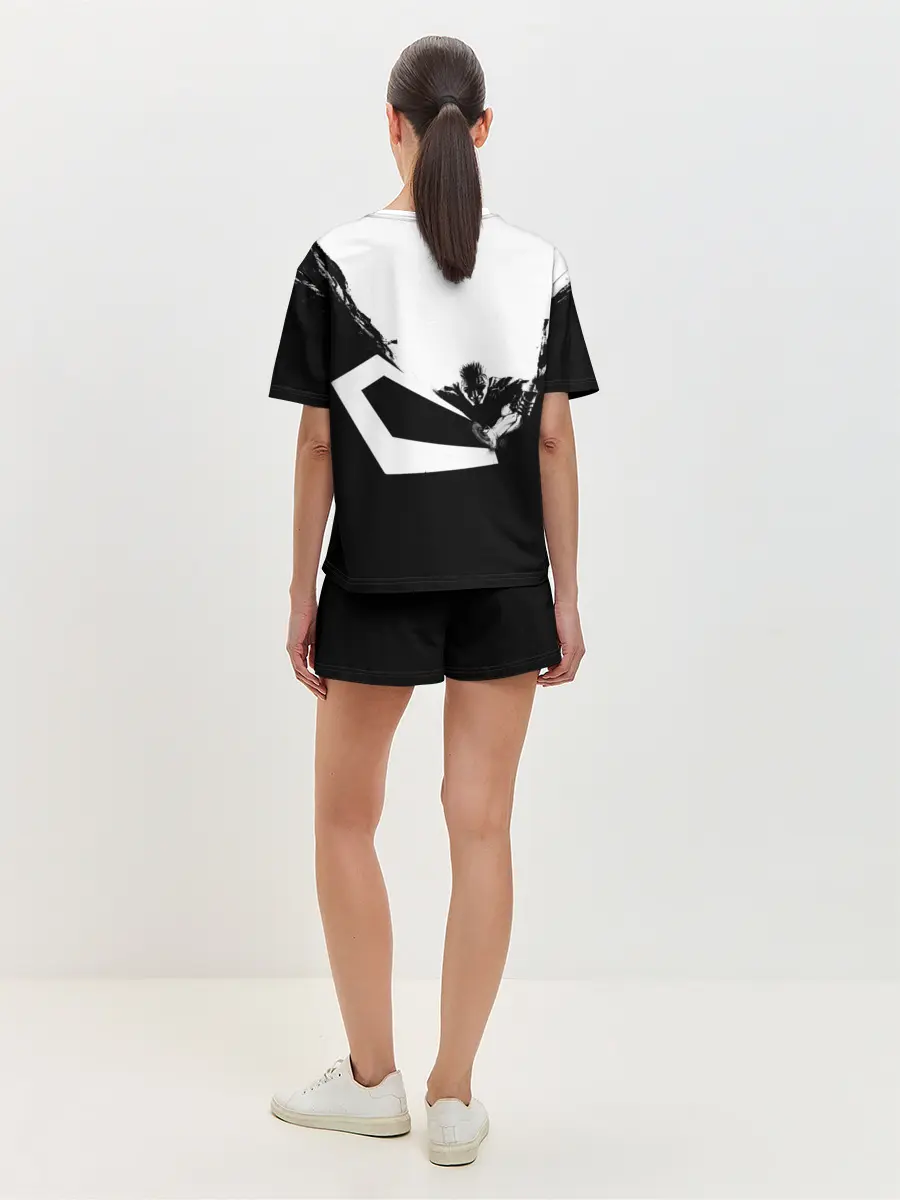 Женская пижама с шортами / Гатс разрубает тьму! БЕРСЕРК