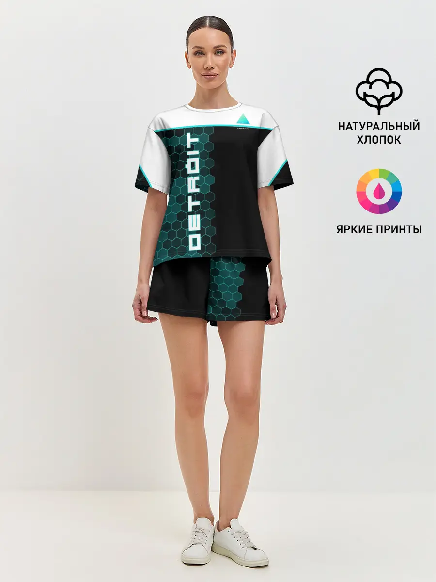 Женская пижама с шортами / Детройт: Стать человеком