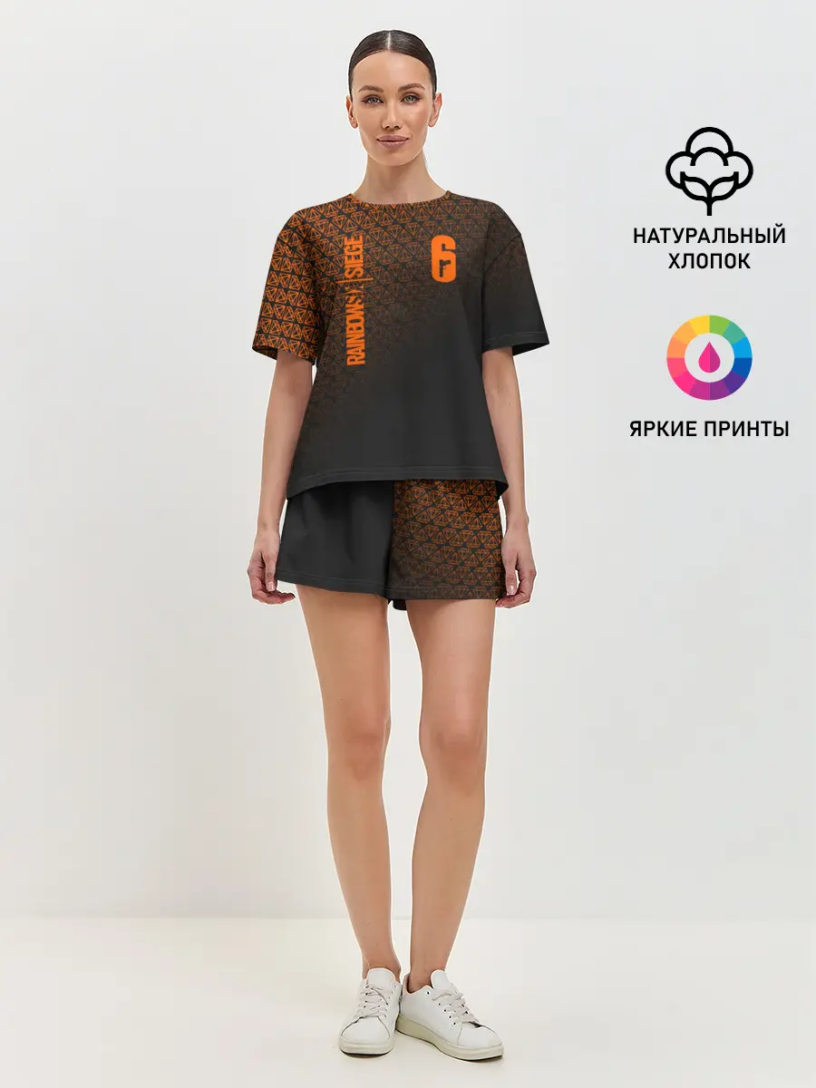 Женская пижама с шортами / RAINBOW SIX SIEGE DIAMOND