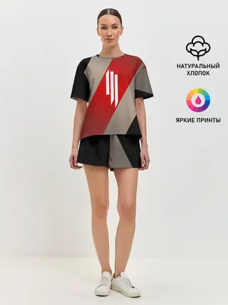 Женская пижама с шортами / Skrillex