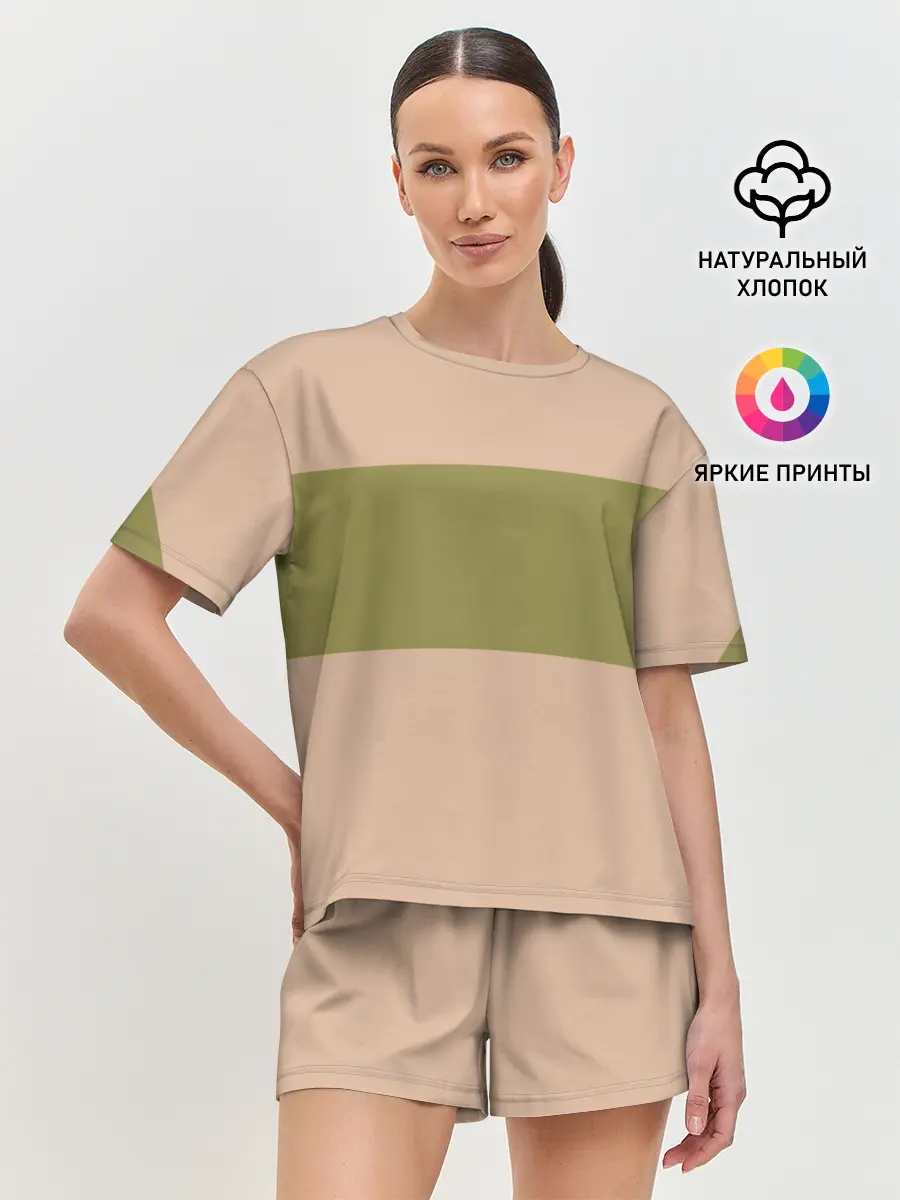 Женская пижама с шортами / Свитер Тихиро