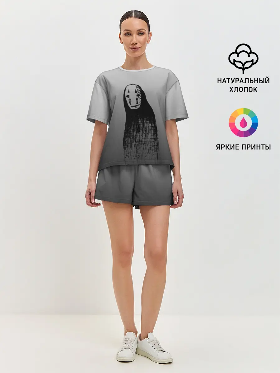 Женская пижама с шортами / Мрачный Каонаси