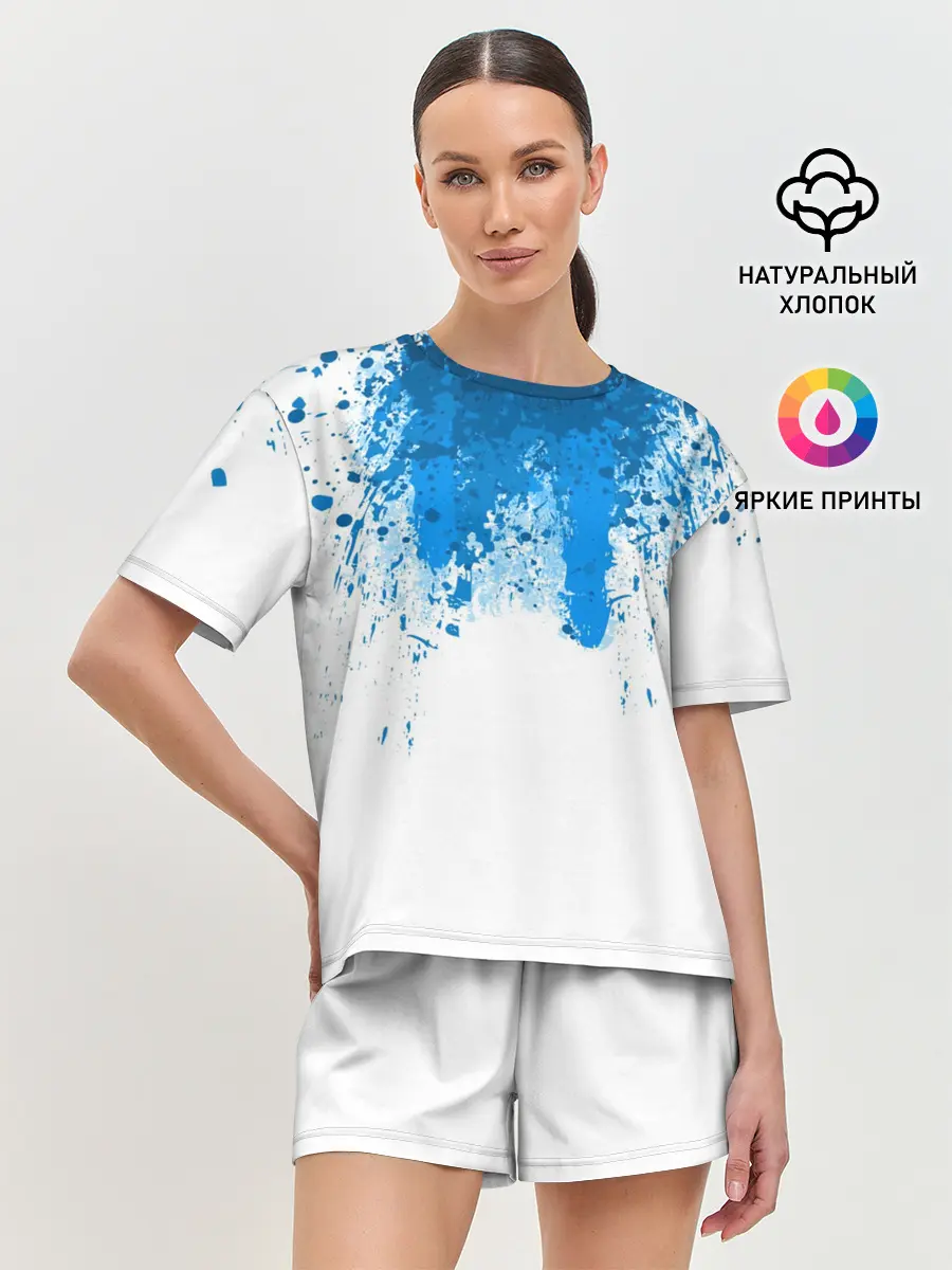 Женская пижама с шортами / КРОВЬ АНДРОИДА