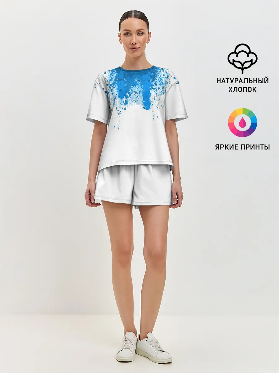 Женская пижама с шортами / КРОВЬ АНДРОИДА