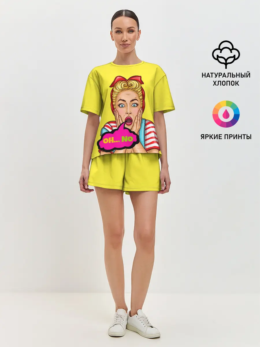 Женская пижама с шортами / Oh...no