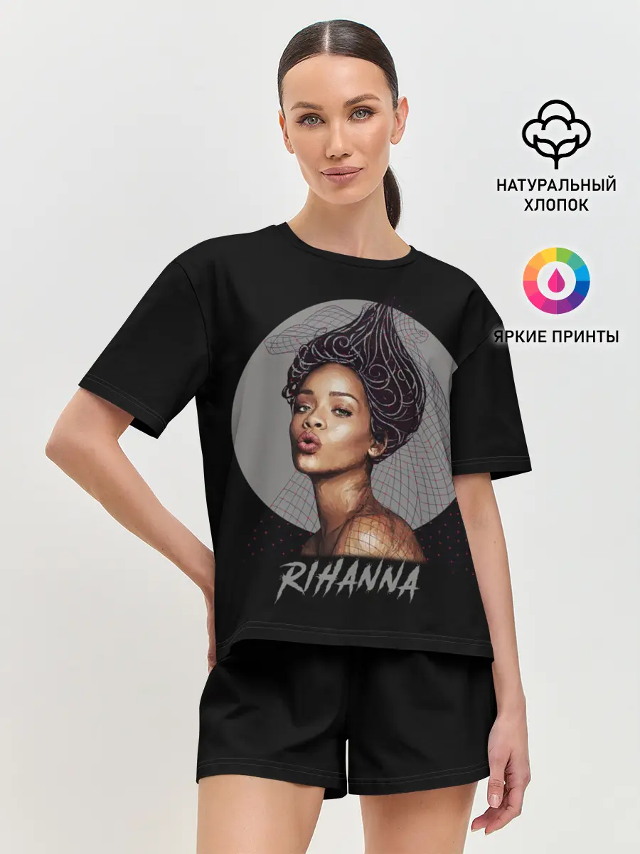 Женская пижама с шортами / Rihanna