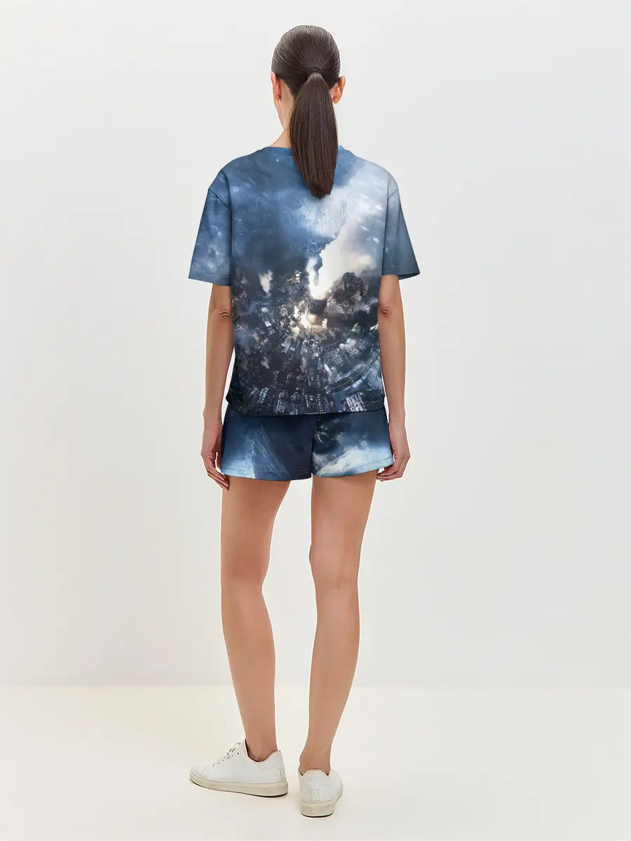 Женская пижама с шортами / Фростпанк