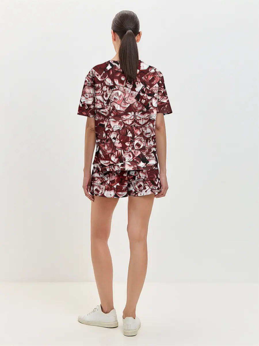 Женская пижама с шортами / Ярость аниме