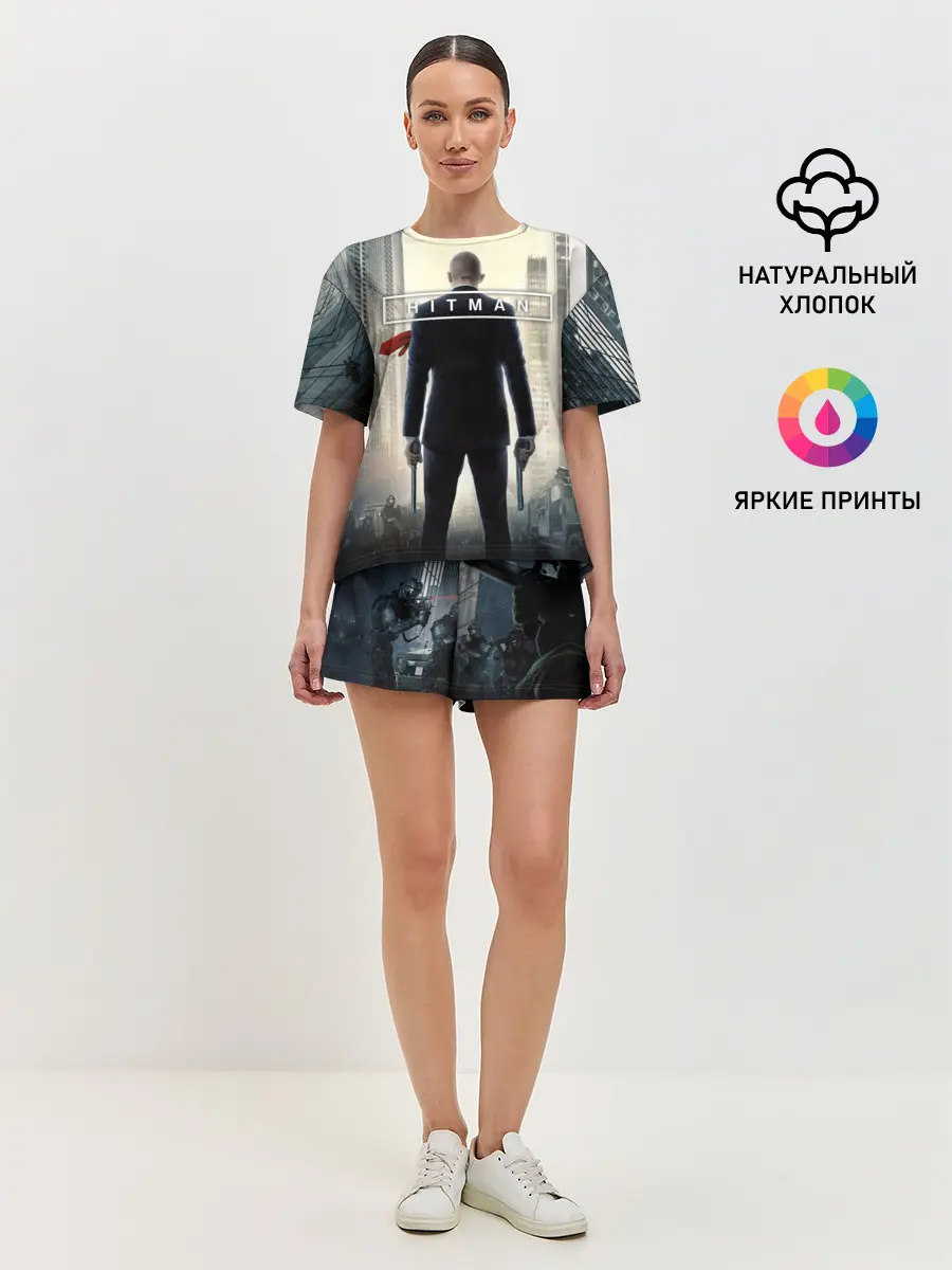 Женская пижама с шортами / Hitman _5