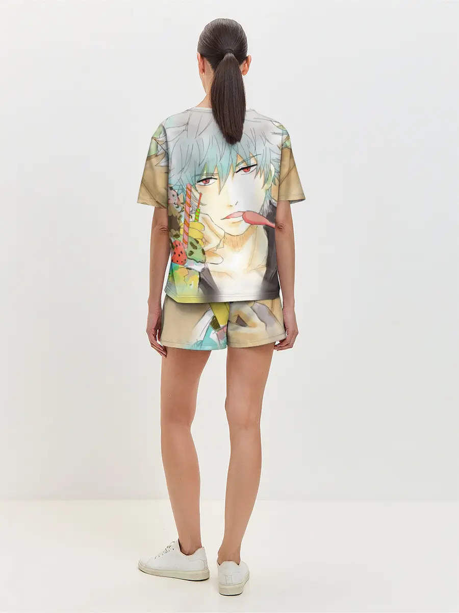 Женская пижама с шортами / манга Серебряная душа