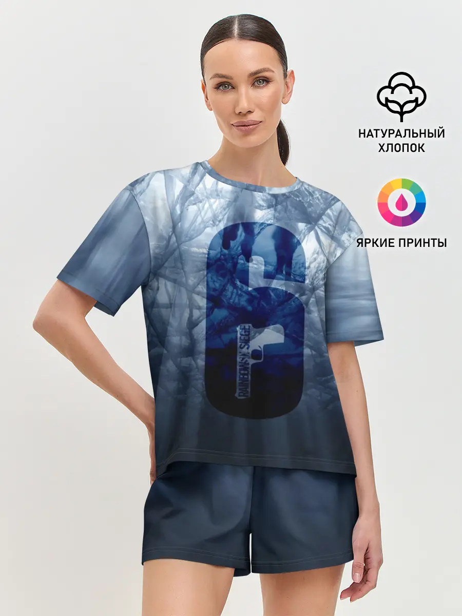 Женская пижама с шортами / RAINBOW SIX SIEGE