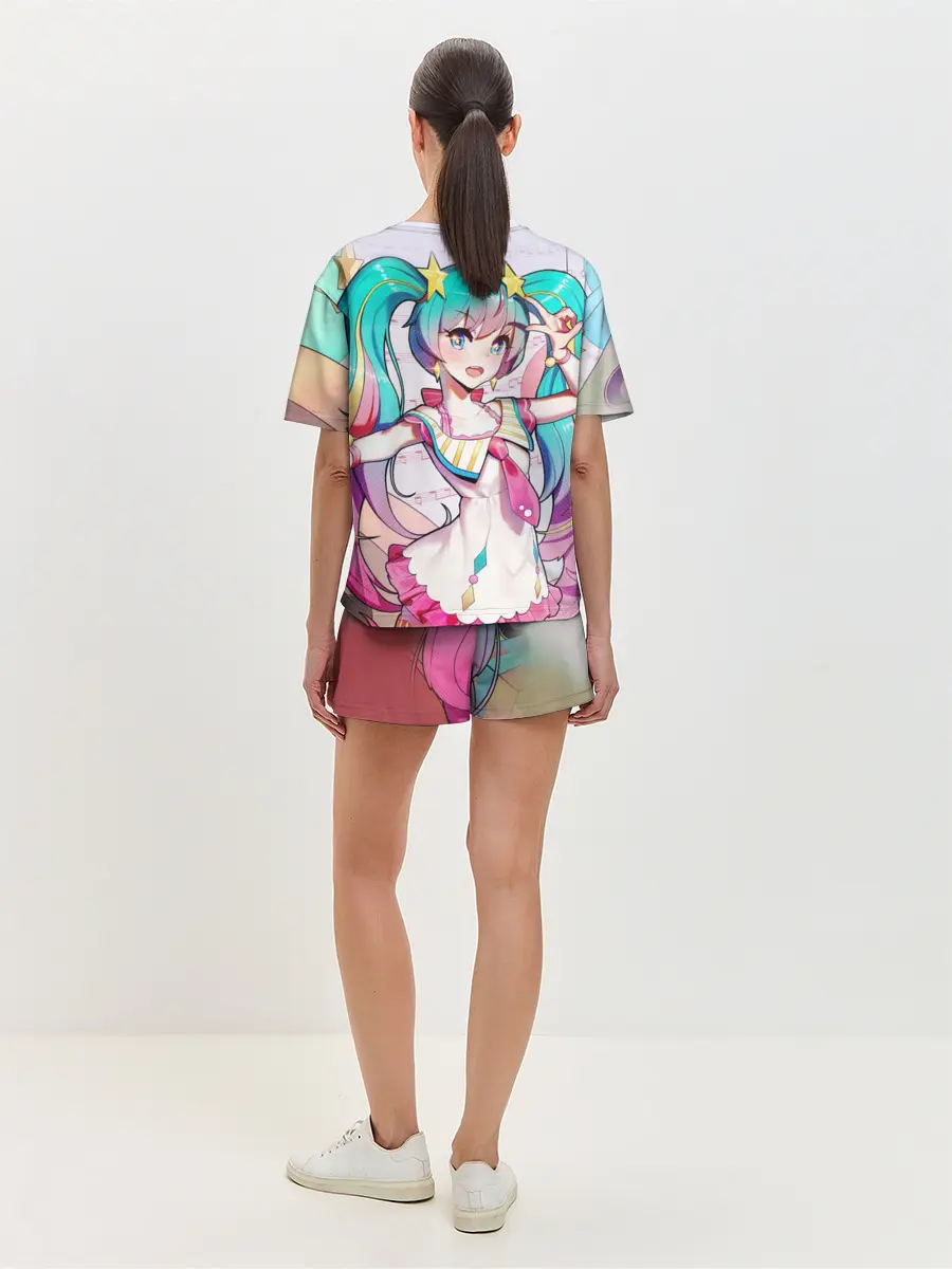 Женская пижама с шортами / Музыкальное наслаждения