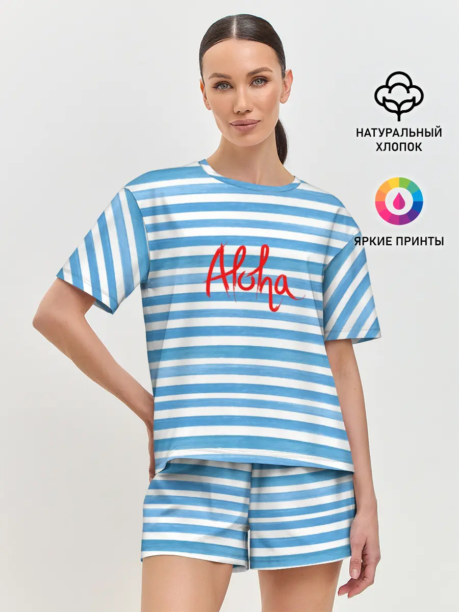 Женская пижама с шортами / ALOHA