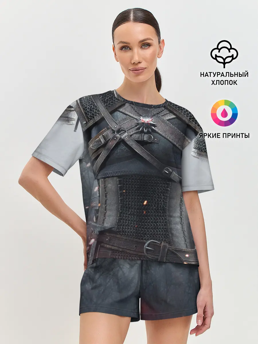 Женская пижама с шортами / Геральт | снаряжение