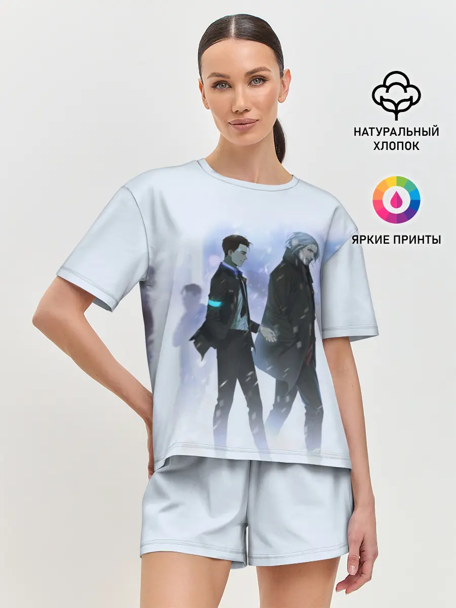 Женская пижама с шортами / HANK & CONNOR