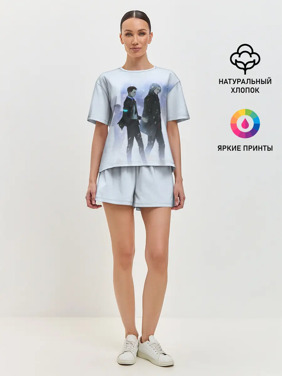 Женская пижама с шортами / HANK & CONNOR