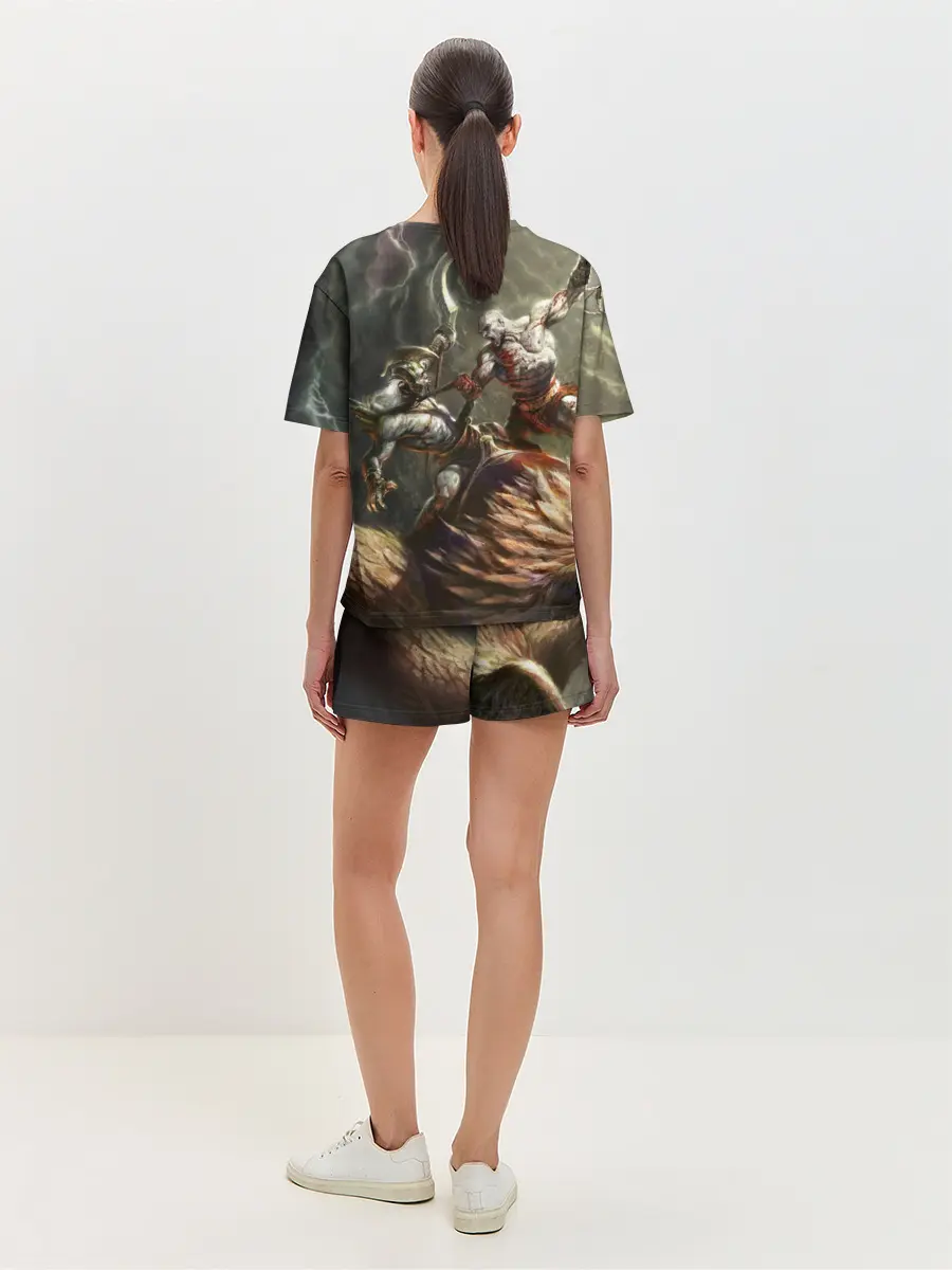 Женская пижама с шортами / Бог войны