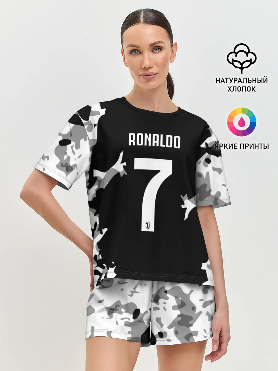 Женская пижама с шортами / RONALDO JUVE SPORT