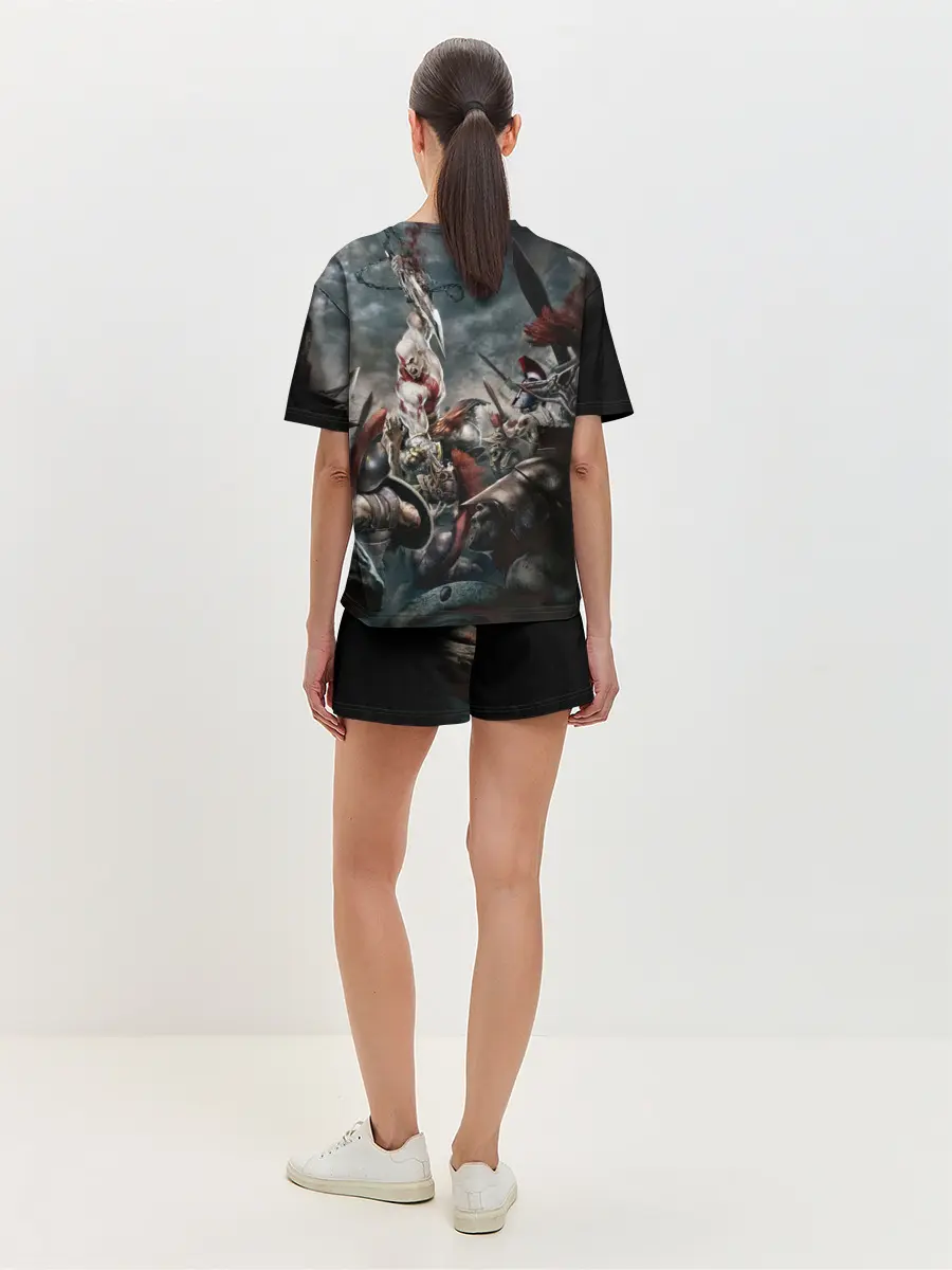 Женская пижама с шортами / God of War