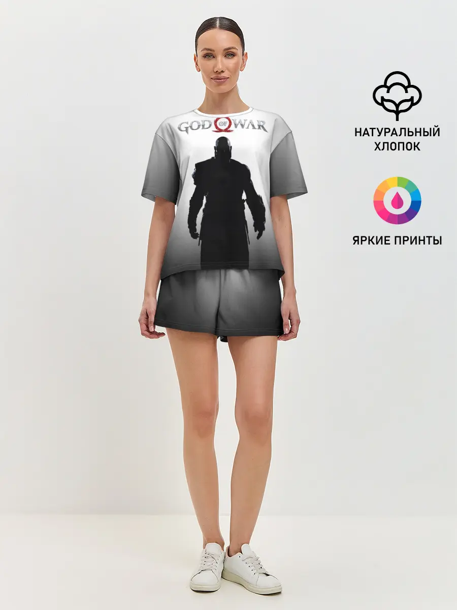 Женская пижама с шортами / God of War 4 Кратос