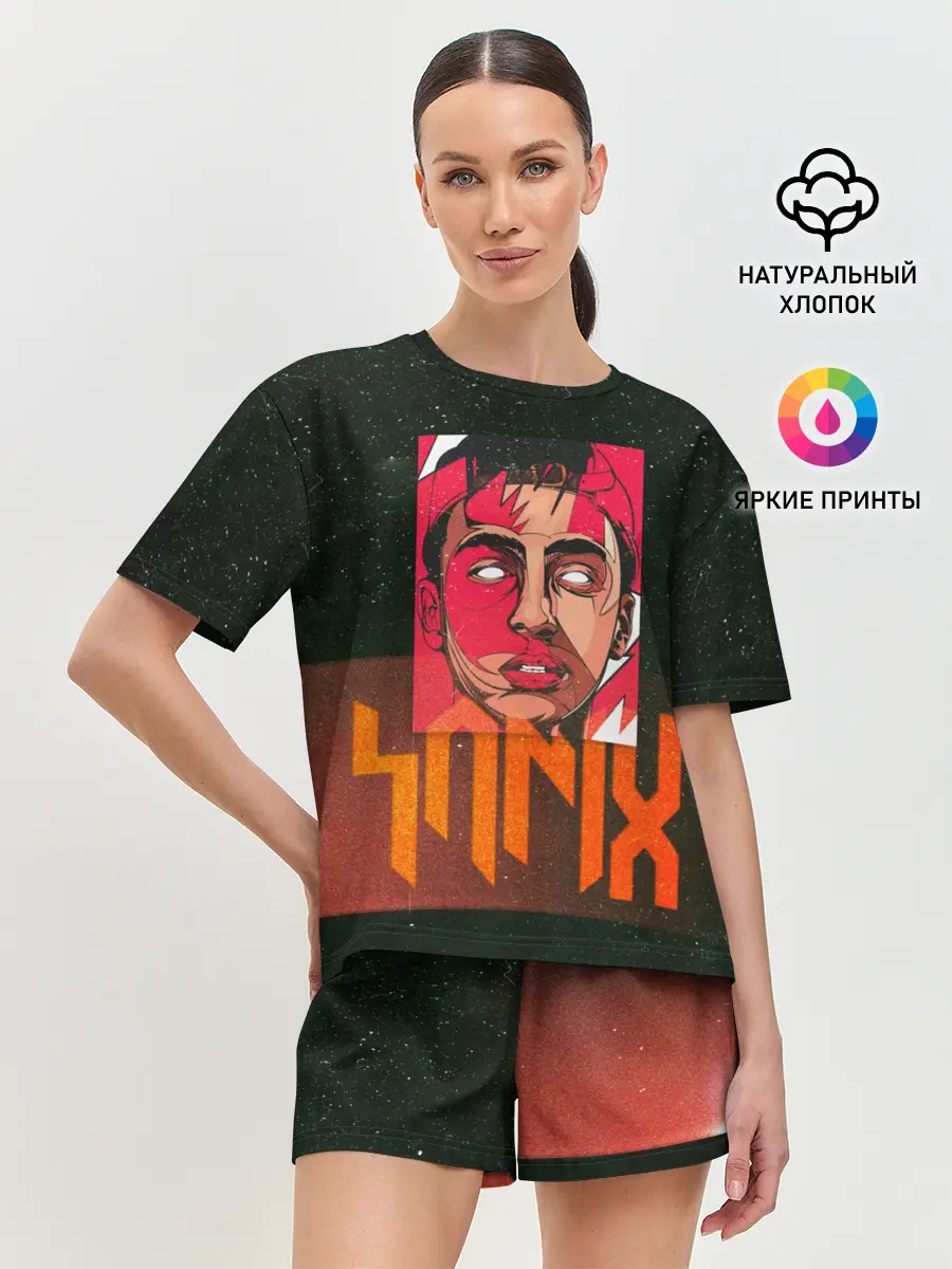 Женская пижама с шортами / Яникс