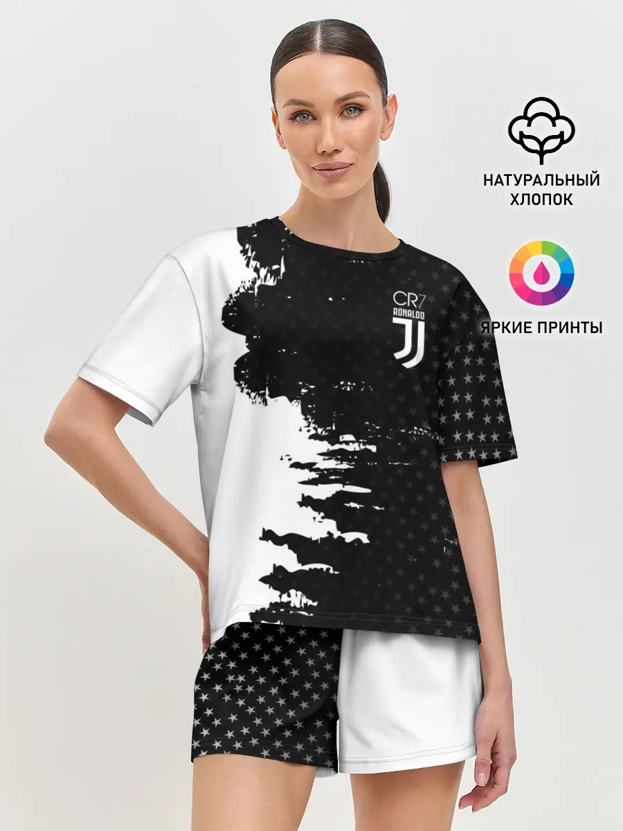 Женская пижама с шортами / RONALDO JUVE SPORT