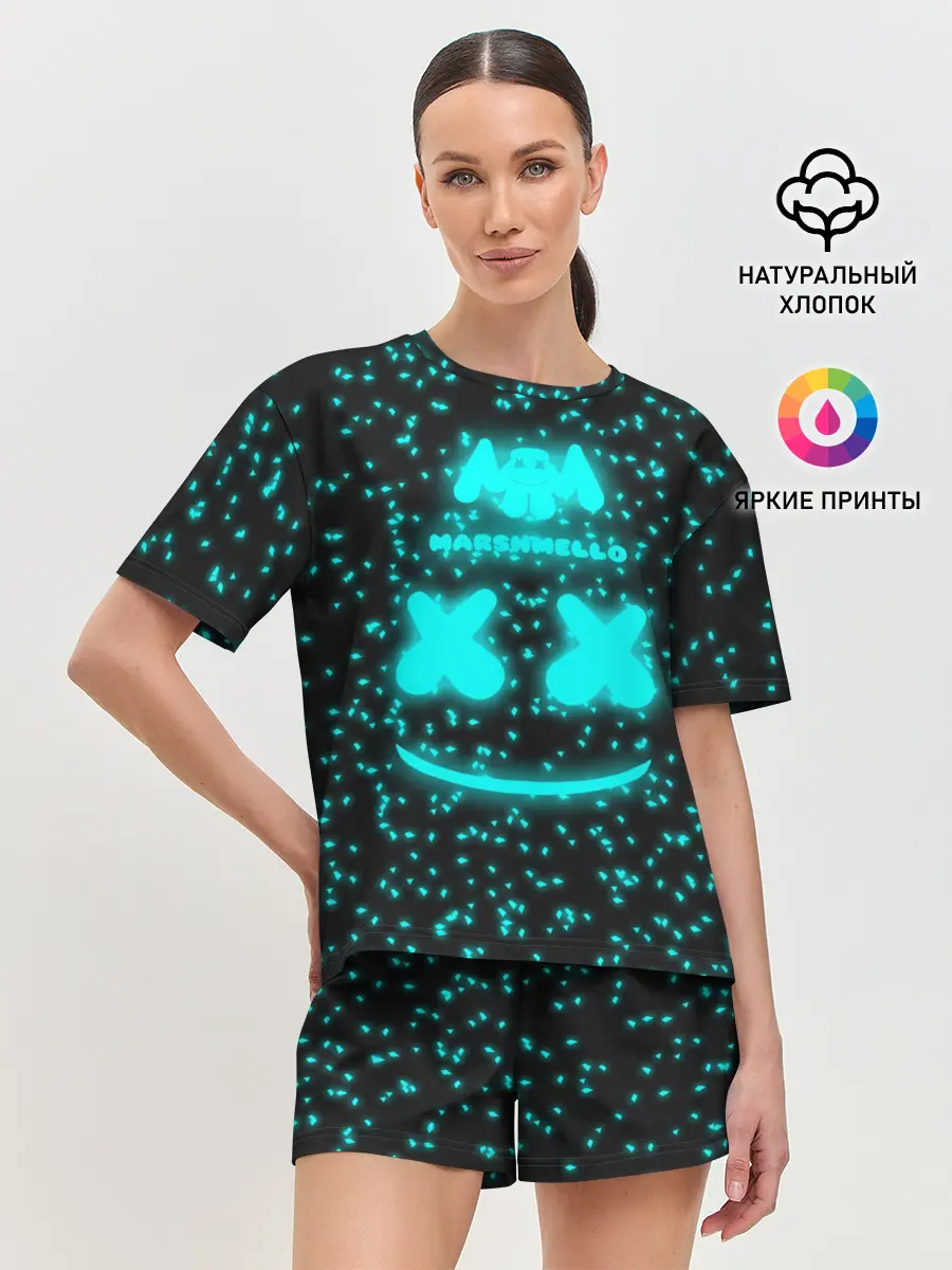 Женская пижама с шортами / MARSHMELLO