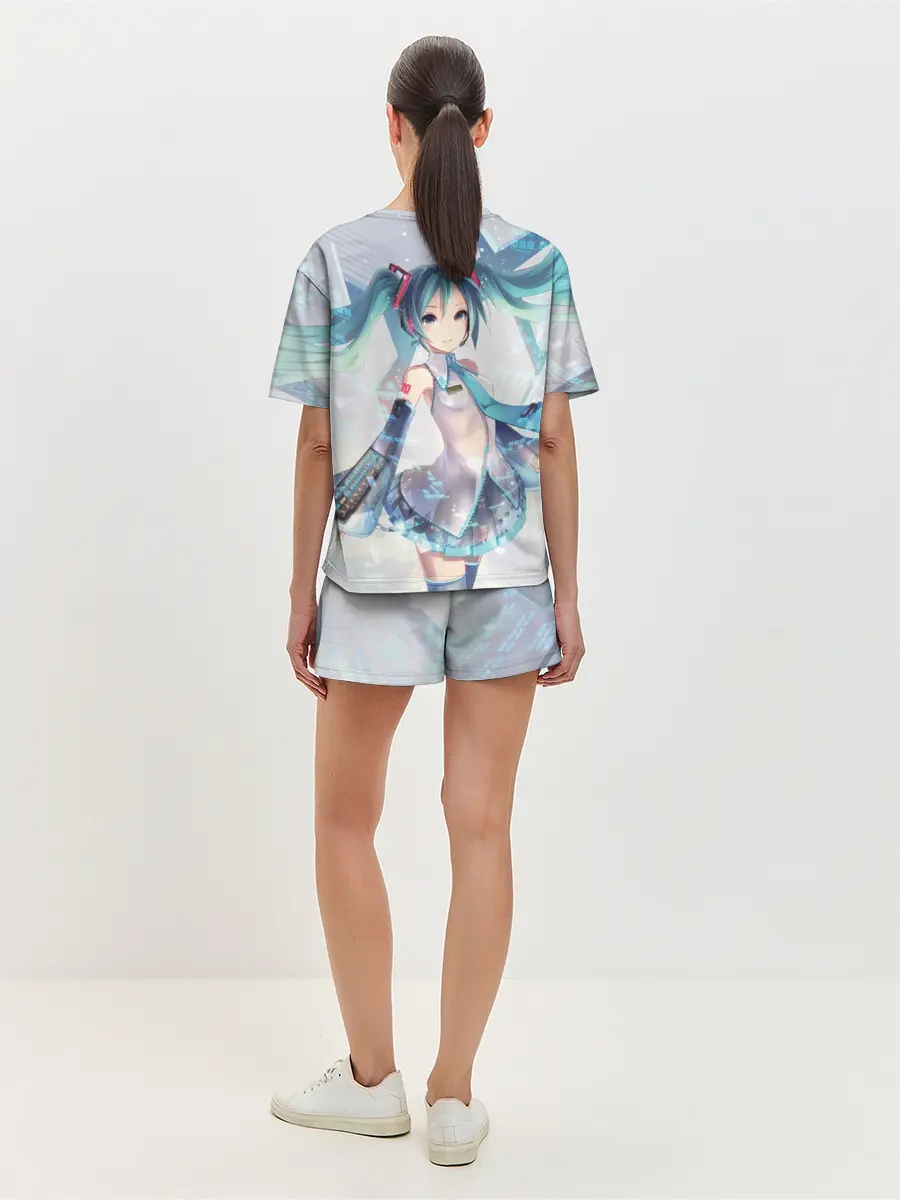 Женская пижама с шортами / Сияние Мика Хацуне
