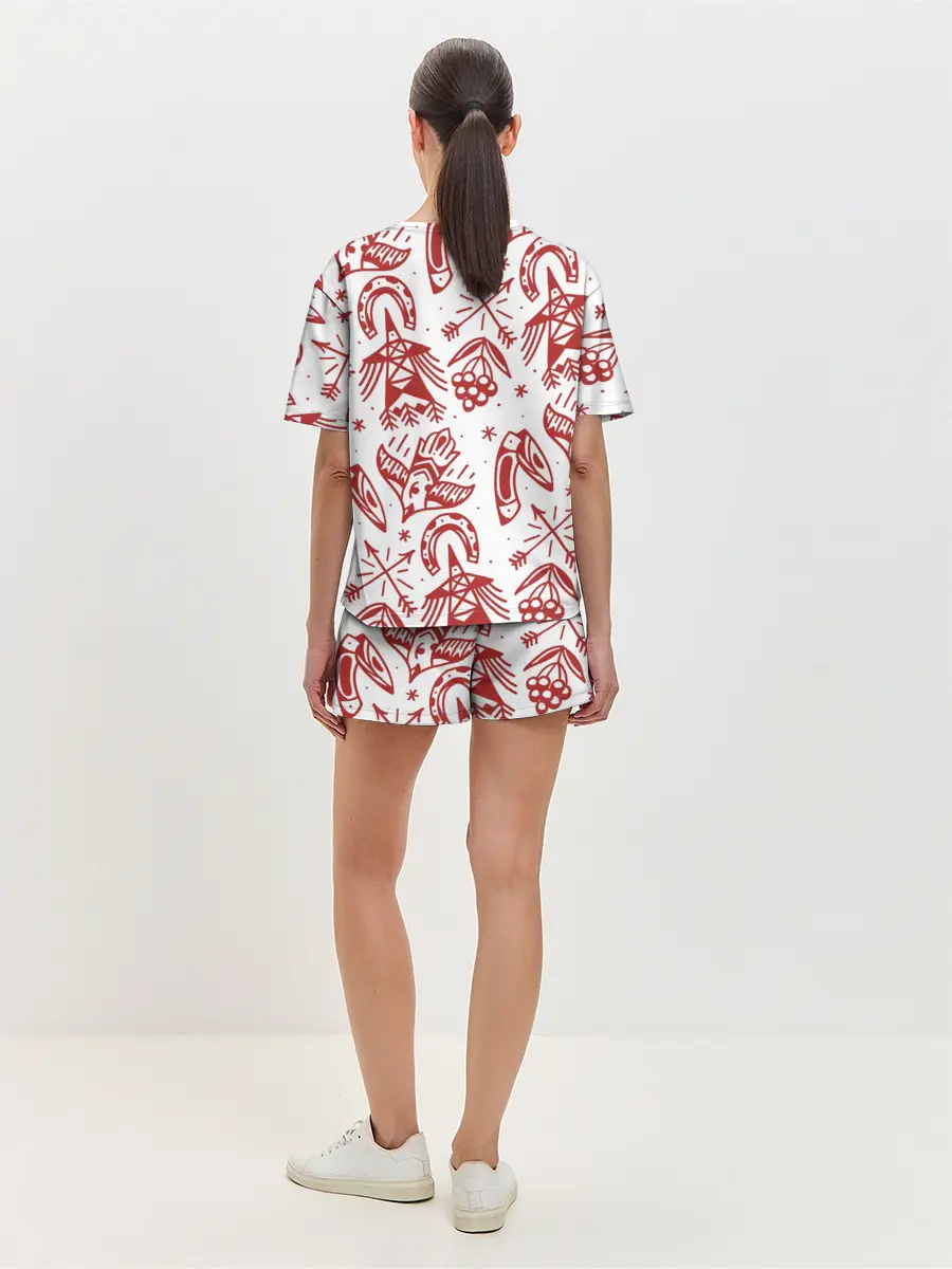 Женская пижама с шортами / Сибирь