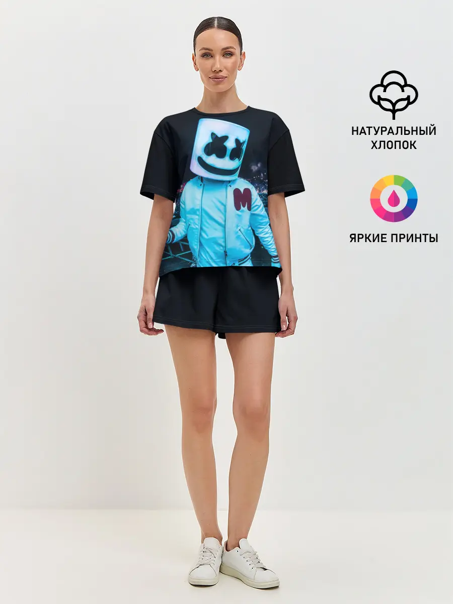 Женская пижама с шортами / MARSHMELLO