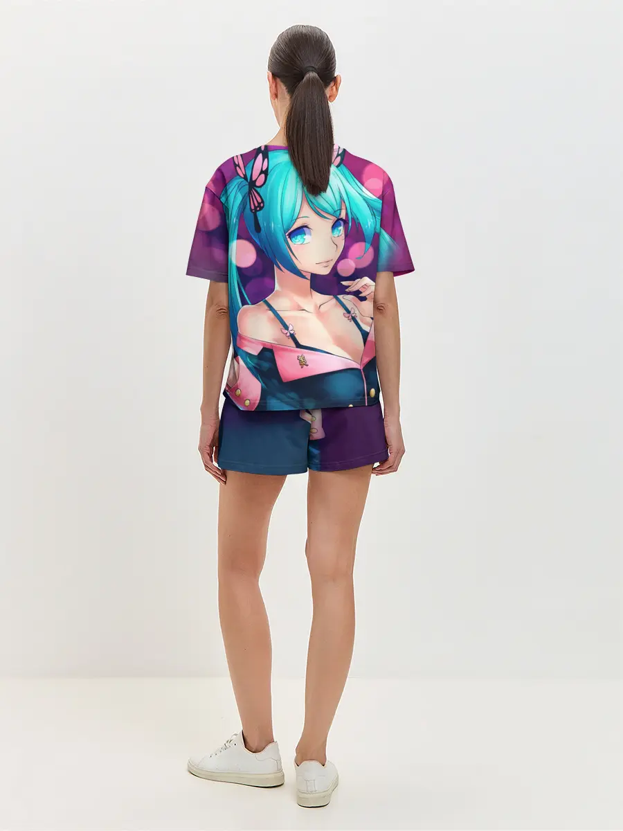 Женская пижама с шортами / Неотразимая Хатсуне Мику